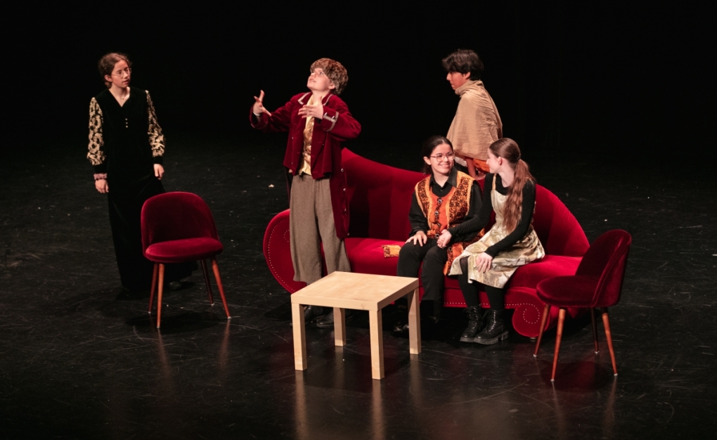 affiche COURS DE THéâtre POUR ADOS de 12 à 16 ans